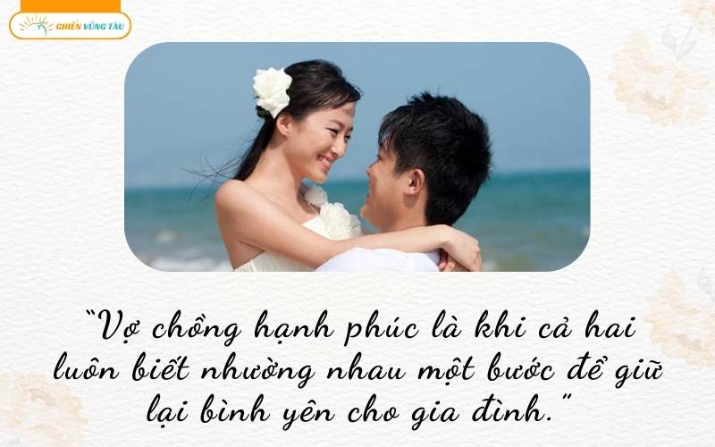 những câu nói hay về vợ chồng