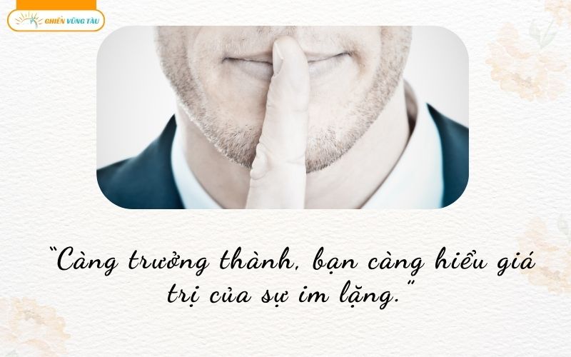 câu nói hay về sự im lặng