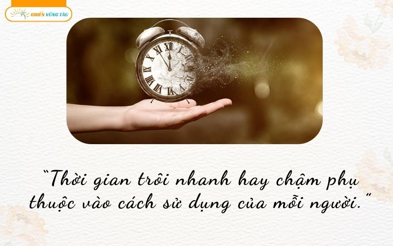 câu nói hay về lãng phí thời gian