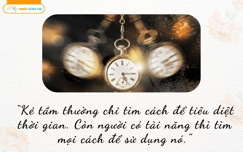 câu nói hay về quản lý thời gian