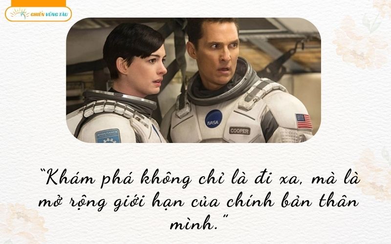 những câu nói hay trong phim interstellar