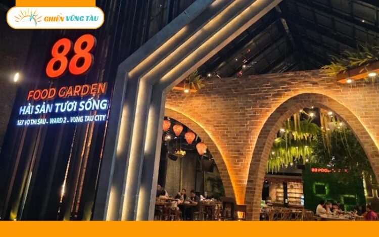 88 Food Garden quán hải sản rộng đẹp cực hút khách ở Vũng Tàu 7 88 food garden