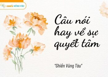 câu nói hay về sự quyết tâm