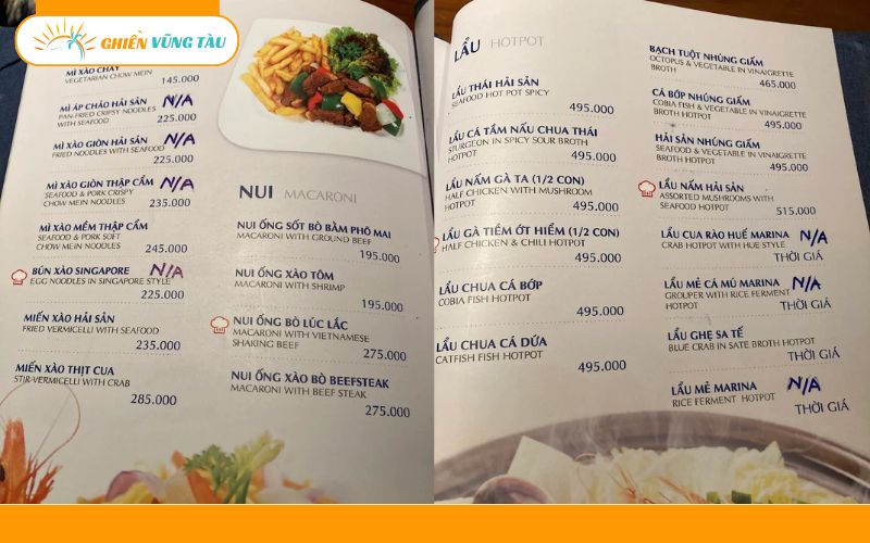 marina seafood restaurant