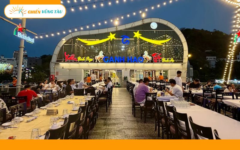 Nhà hàng Gành Hào 2 Vũng Tàu hải sản tươi, view biển cực đẹp 9 nhà hàng gành hào 2