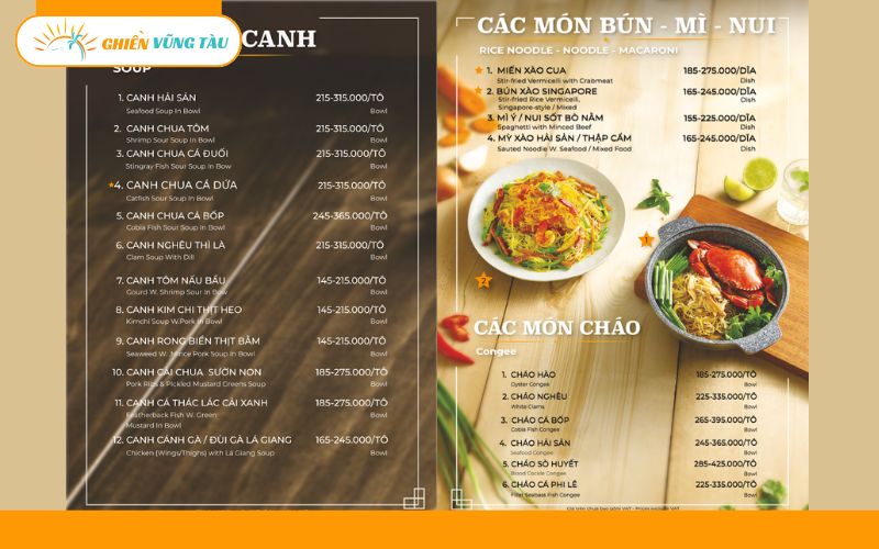 Nhà hàng Gành Hào 2 Vũng Tàu hải sản tươi, view biển cực đẹp 12 nhà hàng gành hào 2