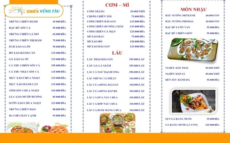 nhà hàng vua biển
