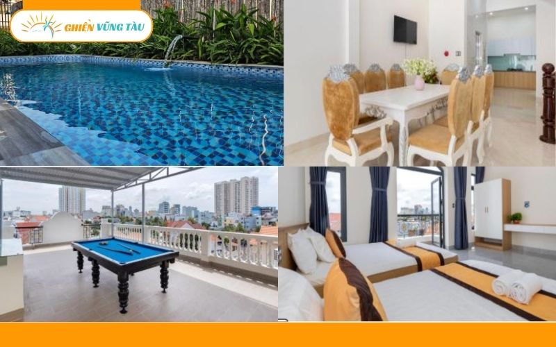 Các villa Vũng Tàu 5 phòng ngủ đẹp, tiện nghi cho nhóm đông người 13 villa vũng tàu 5 phòng ngủ