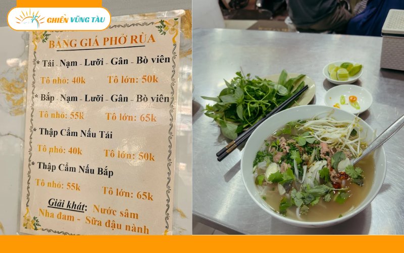 Quán Phở Rùa Vũng Tàu thơm ngon chuẩn vị cho tín đồ ẩm thực 7 phở rùa vũng tàu