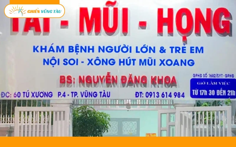 phòng khám tai mũi họng vũng tàu