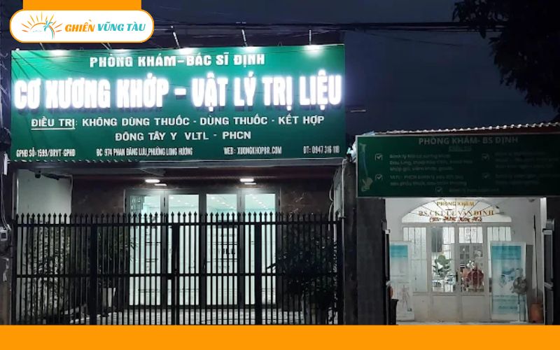phòng khám xương khớp ở vũng tàu