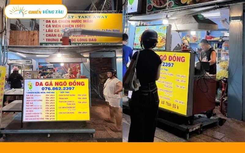 da gà chiên nước mắm ngô đồng
