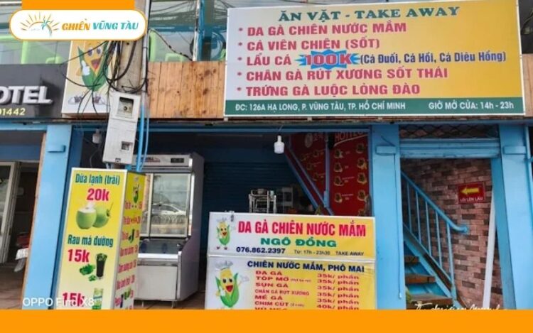 da gà chiên nước mắm ngô đồng