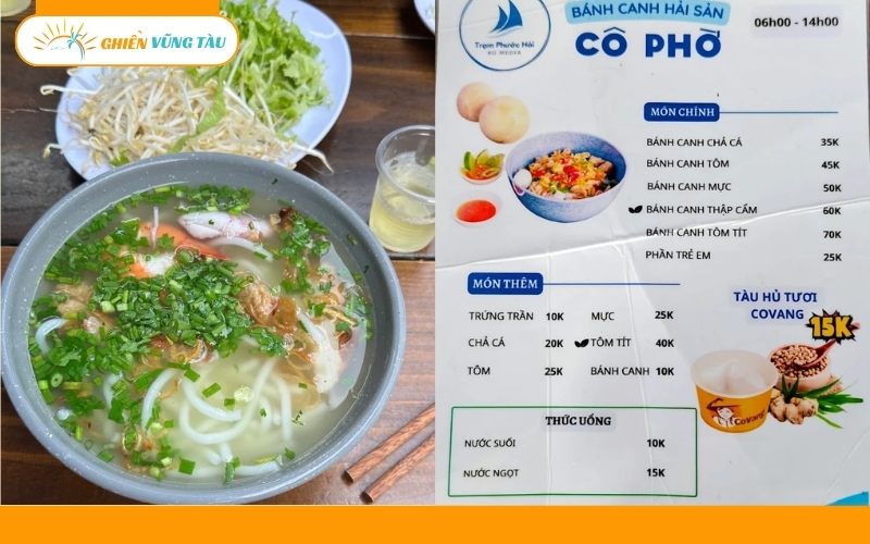bánh canh hải sản cô phờ