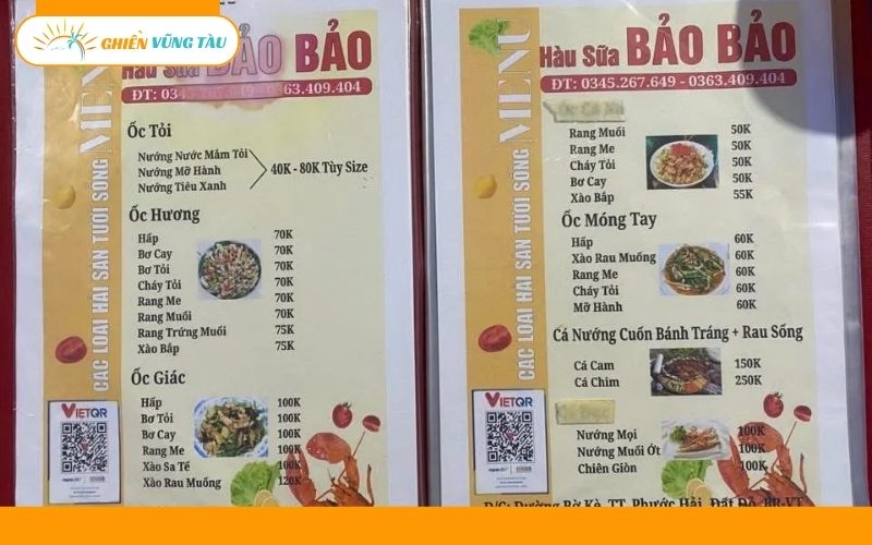 hàu sữa bảo bảo