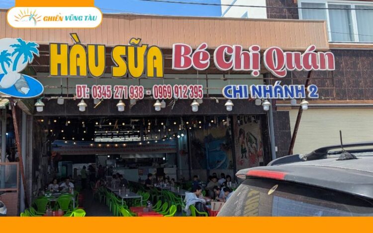 Hàu sữa Bé Chị quán Phước Hải nổi tiếng với menu hải sản hấp dẫn 6 hàu sữa bé chị quán phước hải