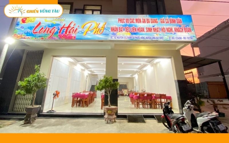 quán ăn long hải