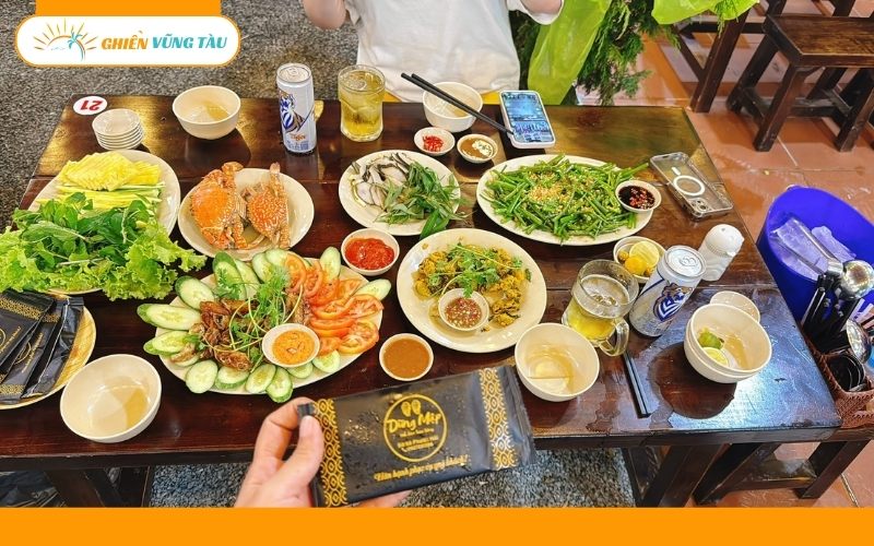 Quán nhậu Dũng Mập Phước Hải menu hải sản đa dạng, giá bình dân 10 quán nhậu dũng mập phước hải