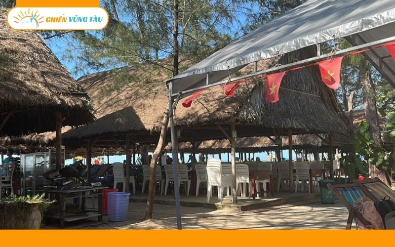 bãi tắm nhà hàng hải sản lê minh hồ tràm