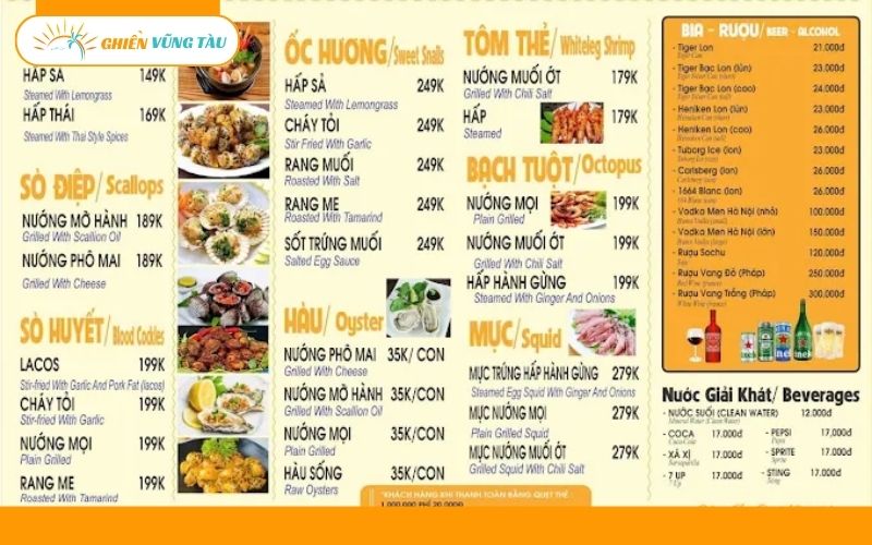 nhà hàng cậu út hồ tràm