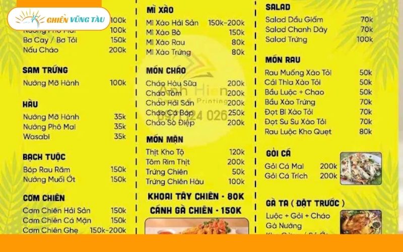 nhà hàng hải sản cây dương hồ tràm